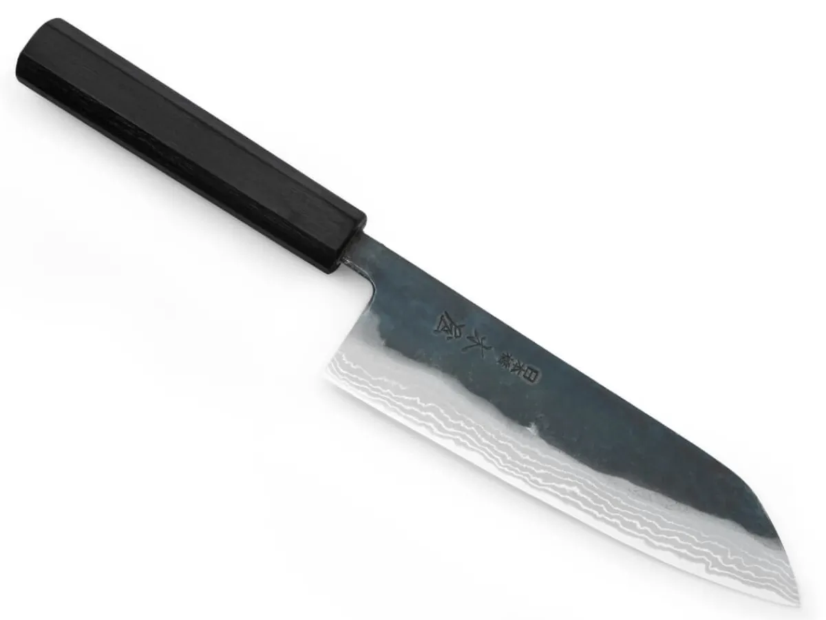 ORYOKI Damast Messer SUMINAGASHI Santoku, 11 Lagen* Santokumesser | Damastmesser