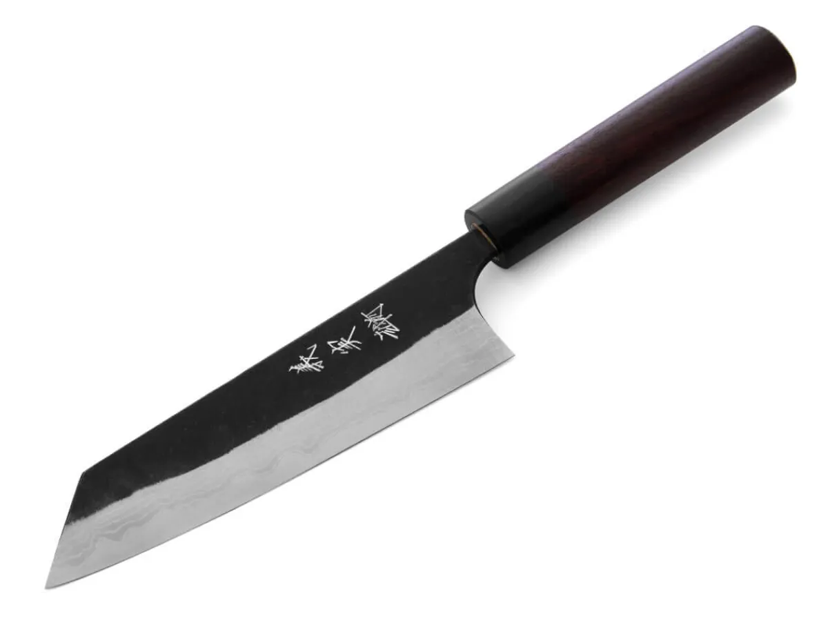 ORYOKI Damastmesser Bunka 170 Kuroshiage Nami, 12 Lagen* Bunka Messer | Damastmesser