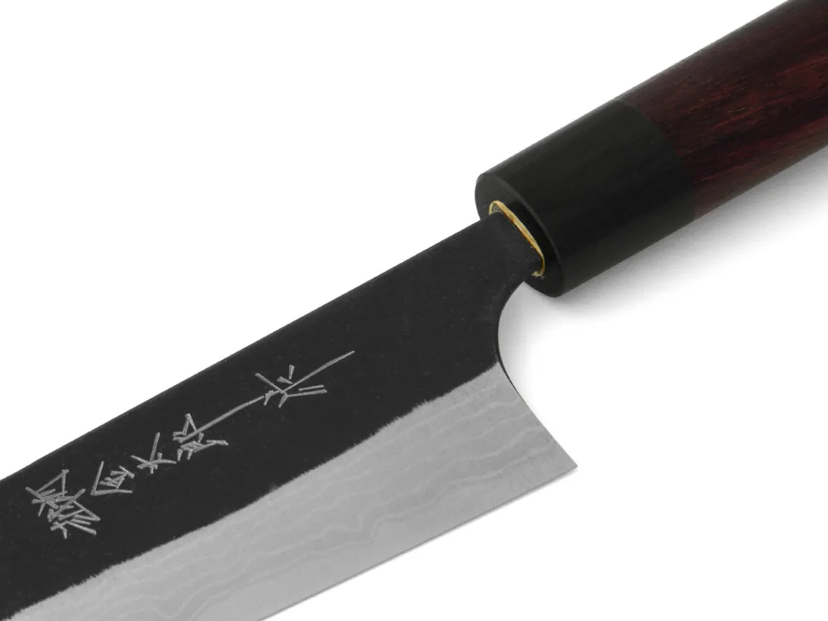 ORYOKI Damastmesser Bunka 170 Kuroshiage Nami, 12 Lagen* Bunka Messer | Damastmesser