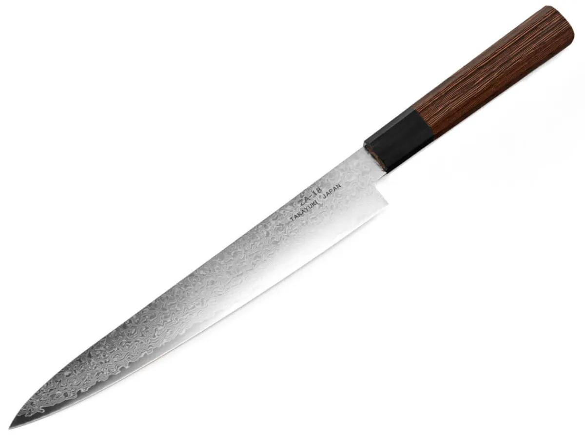 ORYOKI Damastmesser Ginga Sujihiki 240, ZA-18* Sashimi Messer | Damastmesser