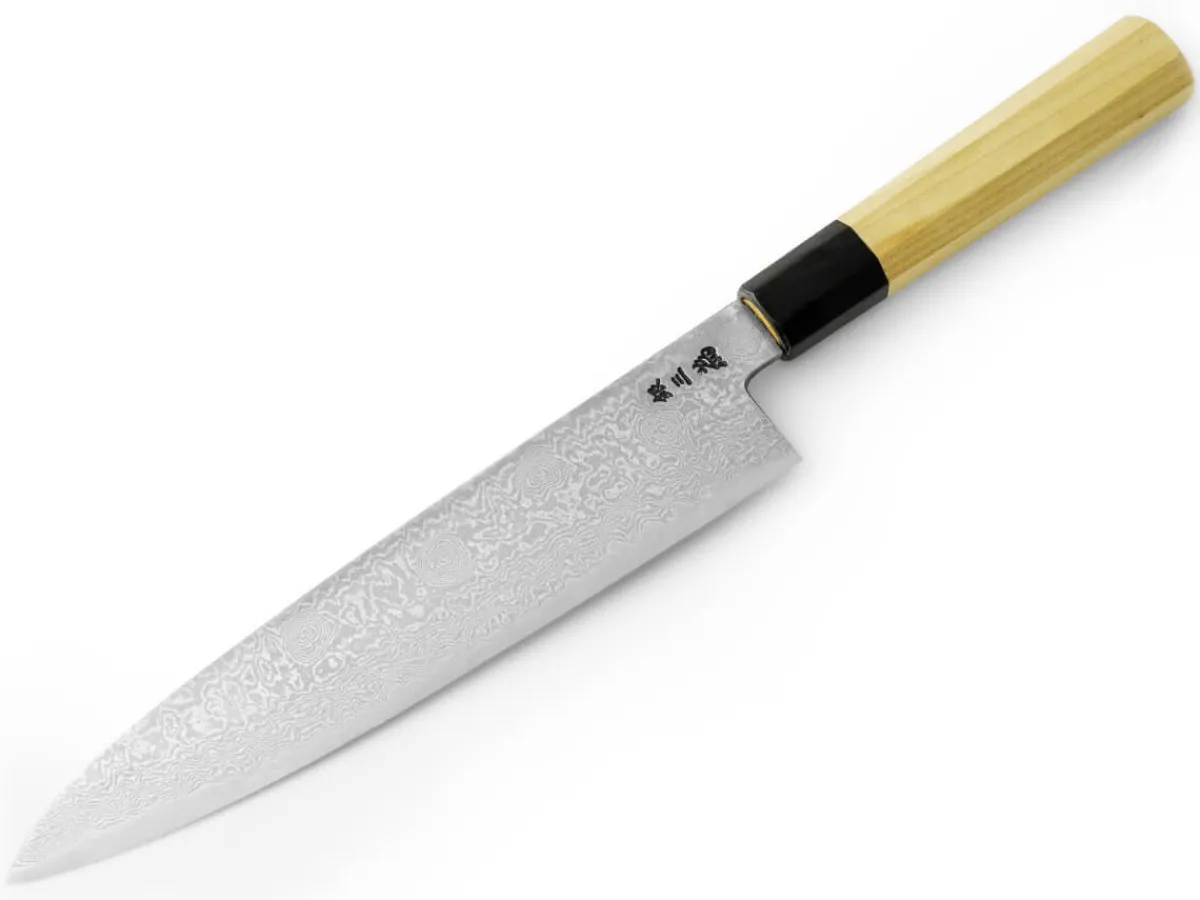 ORYOKI Damastmesser Gyuto 240, Silver Steel* Gyuto Messer | Damastmesser