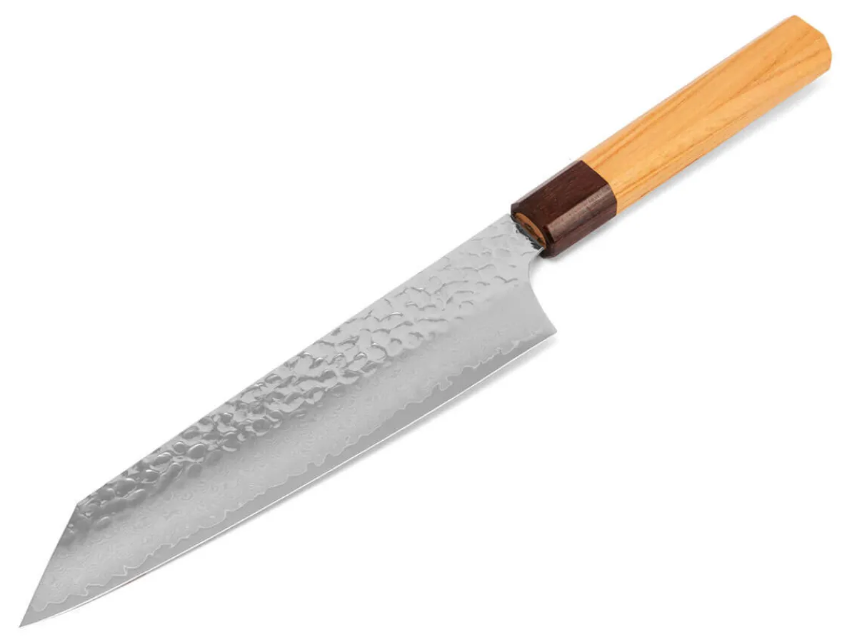 ORYOKI Damastmesser Kengata Gyuto 190, VG-10, Hammerschlag* Gyuto Messer | Damastmesser