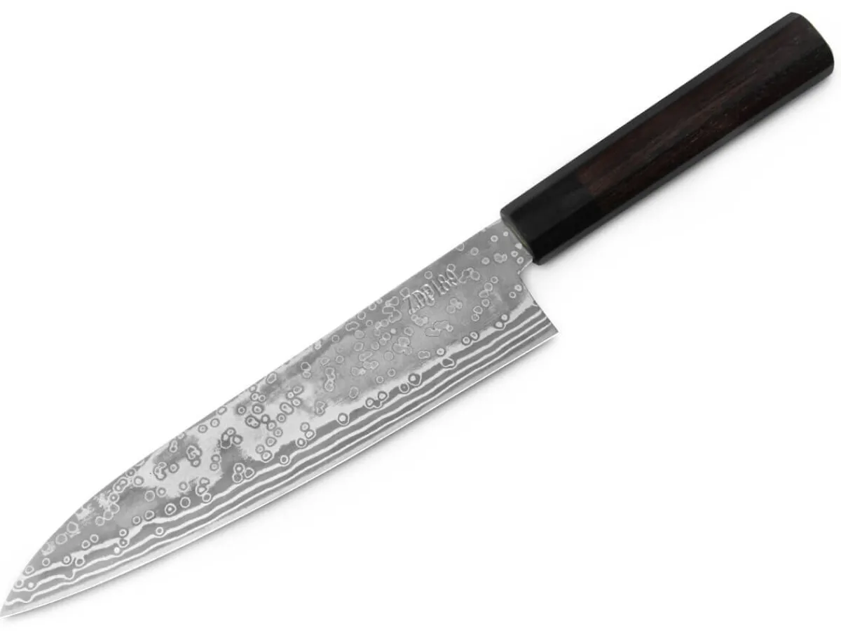 ORYOKI Damastmesser Kyusakichi Gyutou, ZDP189* Gyuto Messer | Damastmesser