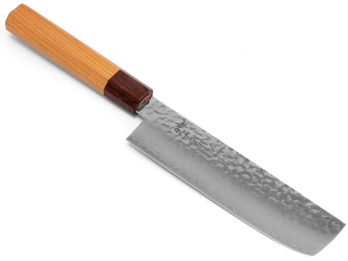 ORYOKI Damastmesser Nakiri 160, VG-10, Hammerschlag* Nakiri Messer | Damastmesser