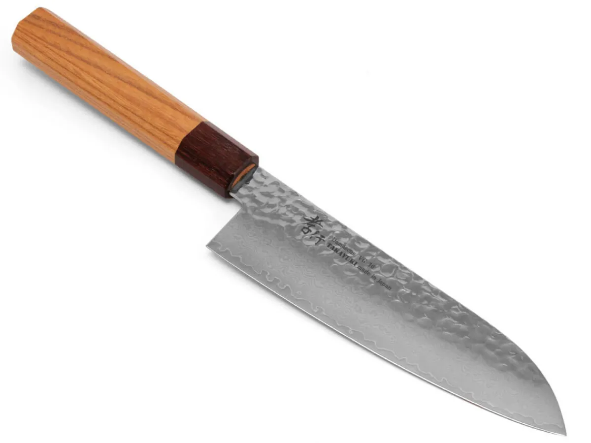 ORYOKI Damastmesser Santoku 170, VG-10, Hammerschlag* Santokumesser | Damastmesser