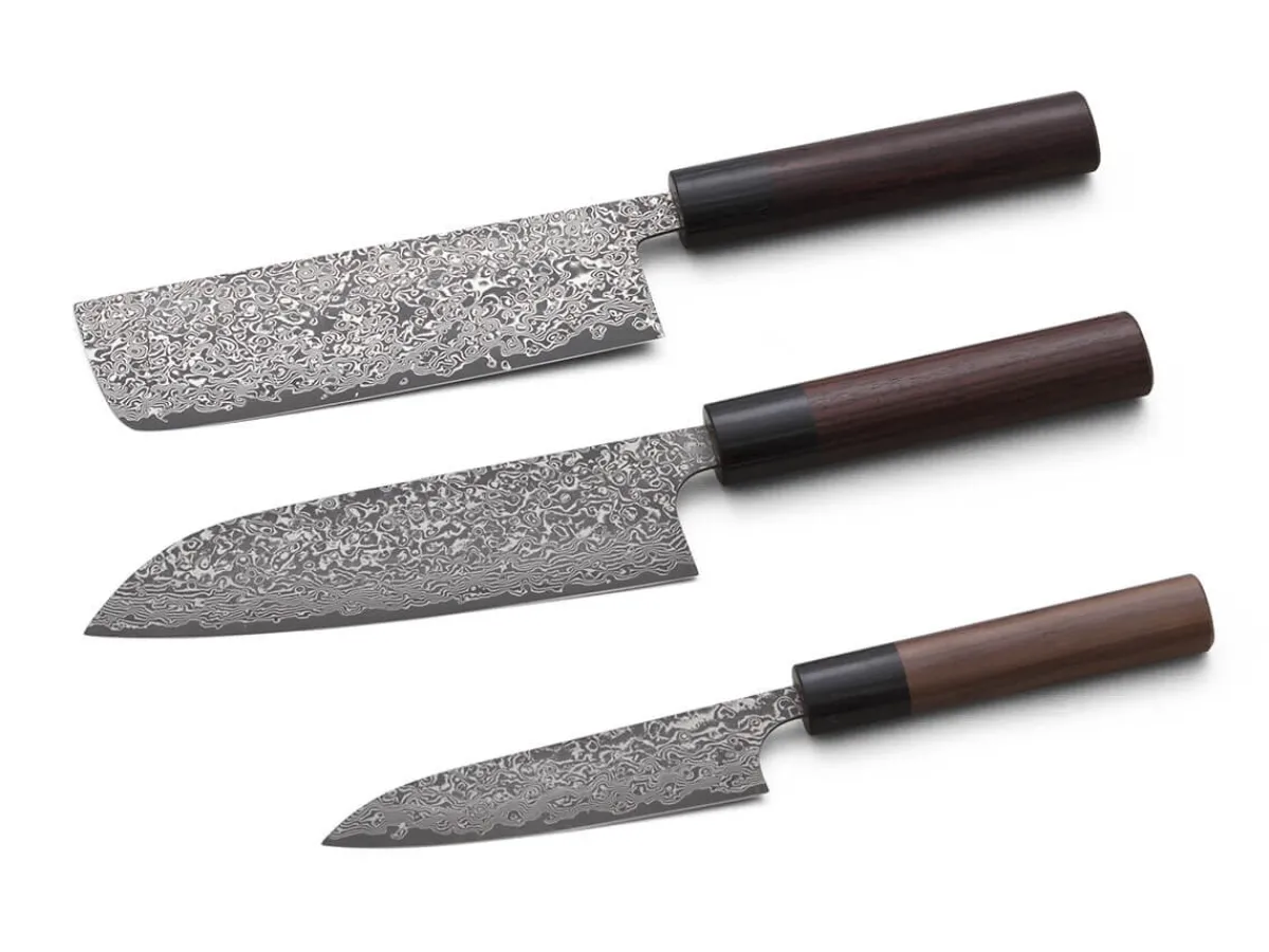 ORYOKI Damastmesser Set Santoku II* Messersets