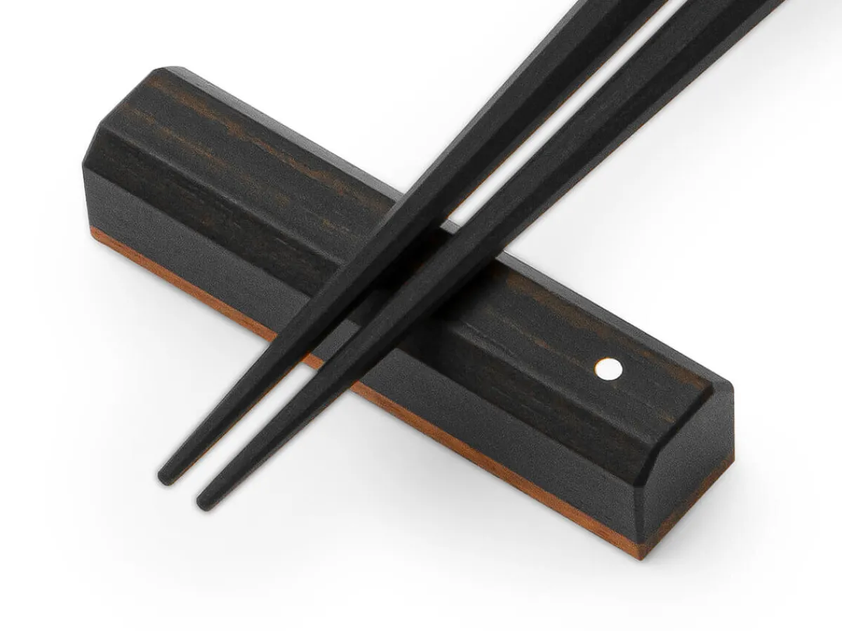 ORYOKI Essstäbchen Ablage Sutoreto ebony, Ebenholz* Essstäbchen