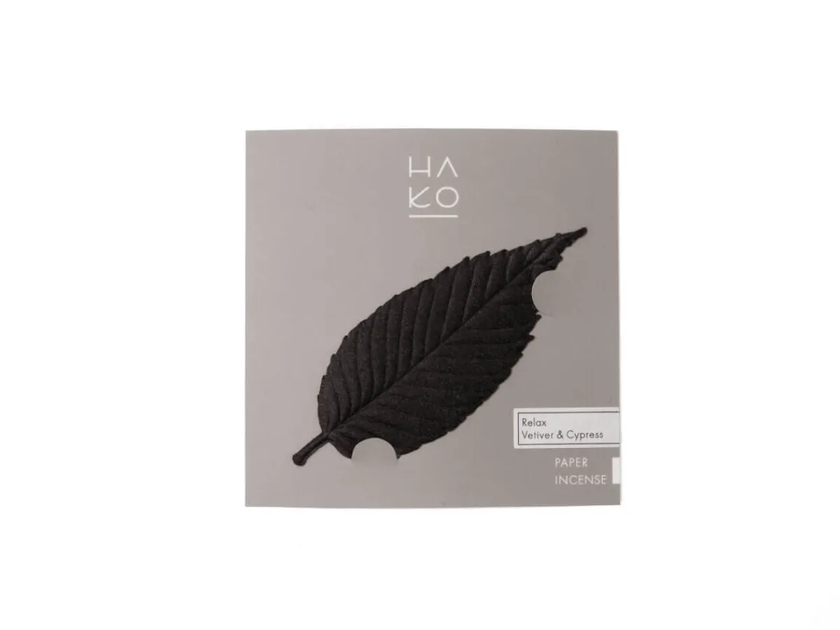 ORYOKI HA KO Paper Incense Black Relax, 1 Blatt* HA KO Paper Incense