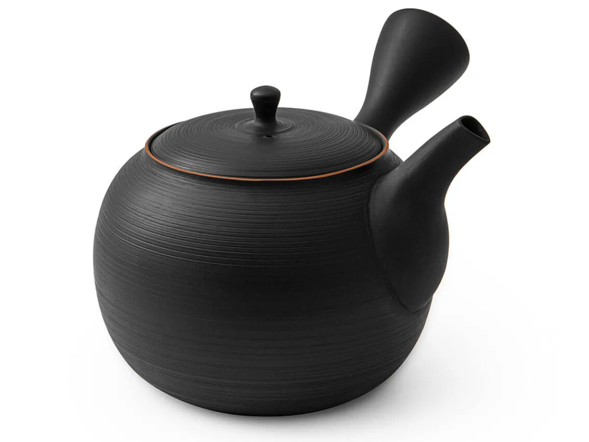 ORYOKI Japanisches Teeservice, 6-teilig, Kyusu Tokoname Sendan Sen Kaku* Japanische Teekannen | Teegeschirr