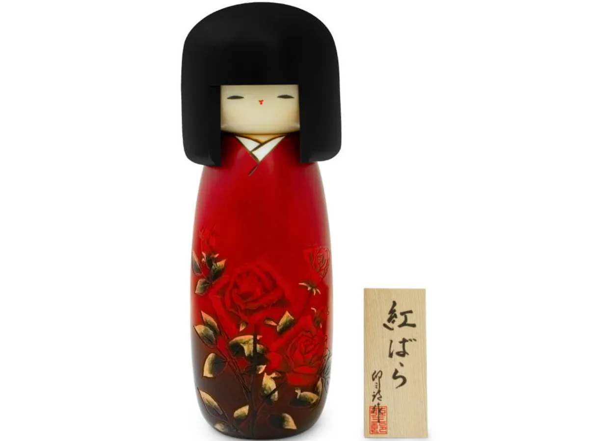 ORYOKI Kokeshi: Dekofigur Benibara* Kokeshi