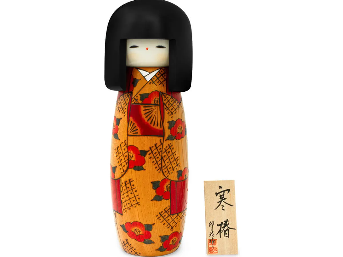 ORYOKI Kokeshi: Dekofigur Kantsubaki* Kokeshi