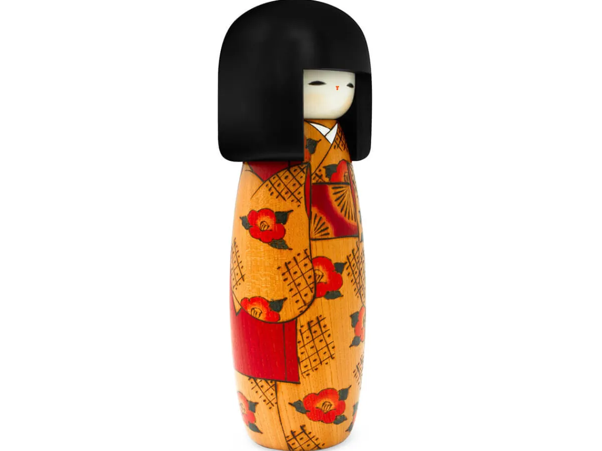 ORYOKI Kokeshi: Dekofigur Kantsubaki* Kokeshi