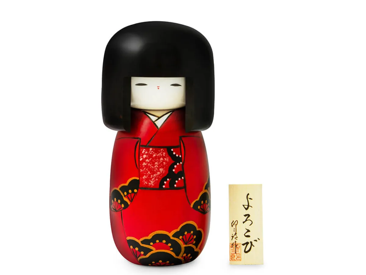 ORYOKI Kokeshi: Dekofigur Yorobkobi* Kokeshi