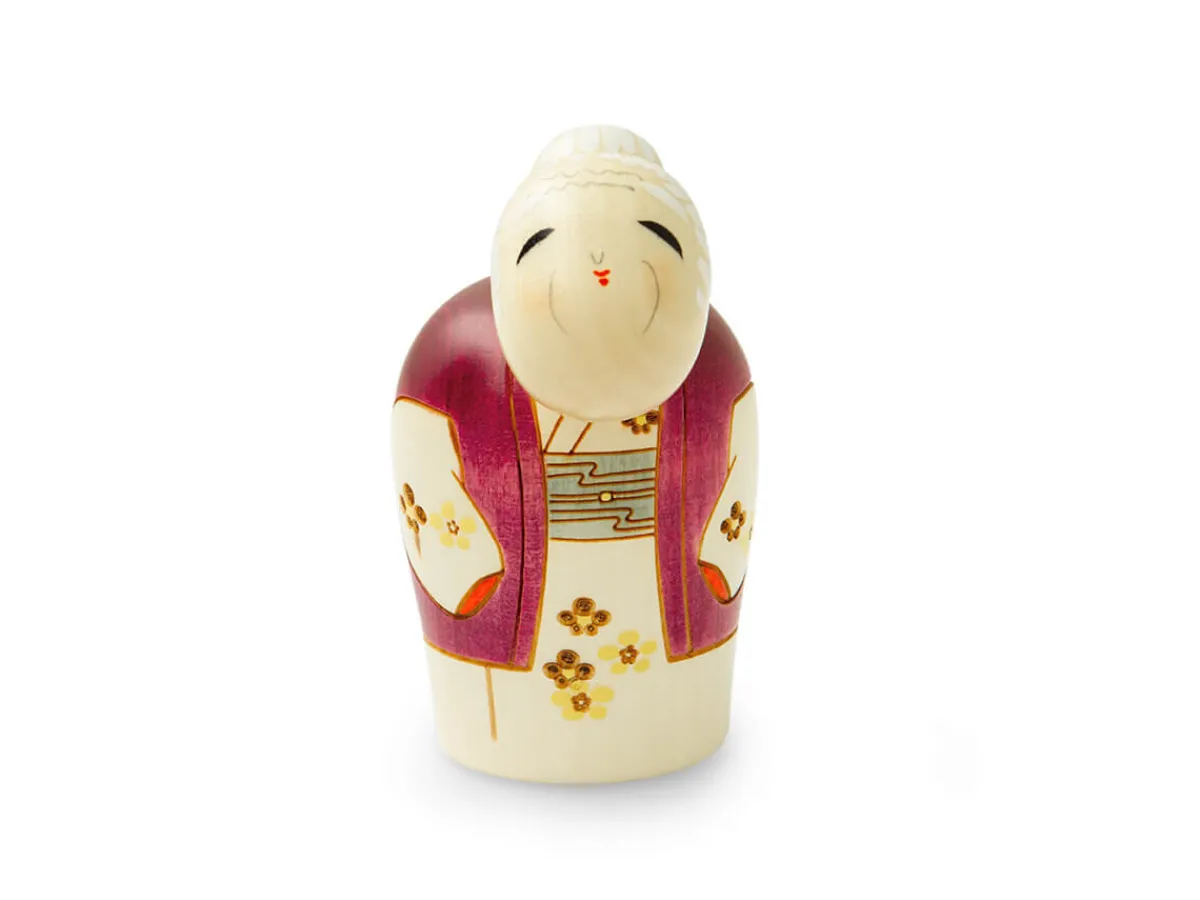 ORYOKI Kokeshi: Holzfigur Enmanchoju (Paar)* Kokeshi