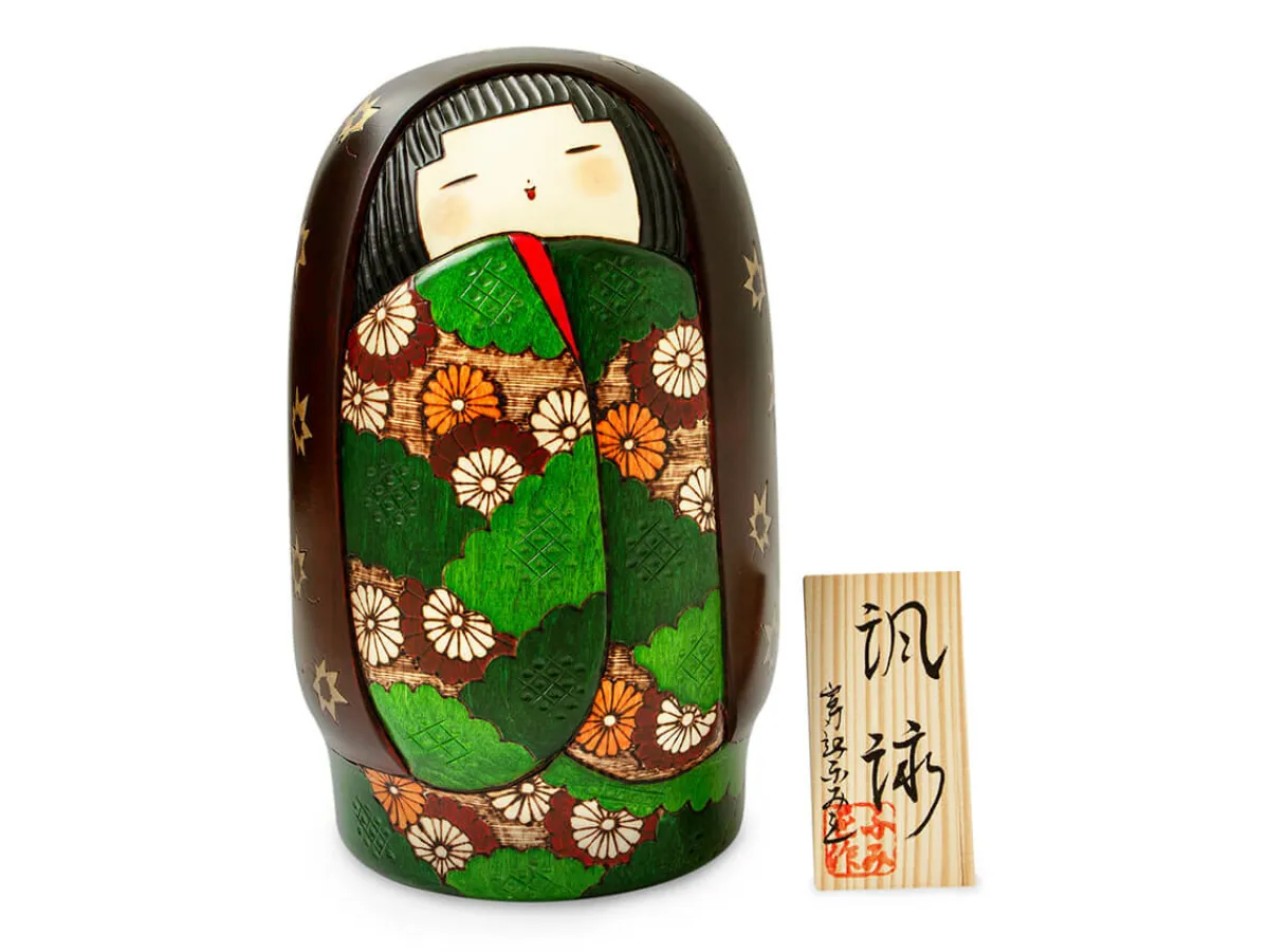 ORYOKI Kokeshi: Holzfigur Fuei* Kokeshi