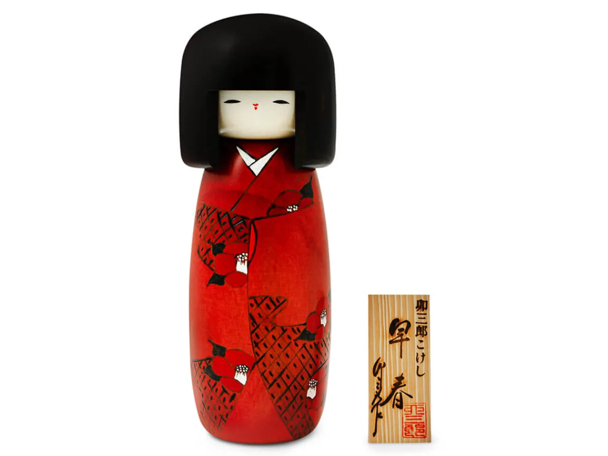 ORYOKI Kokeshi: Holzfigur Soshun* Kokeshi