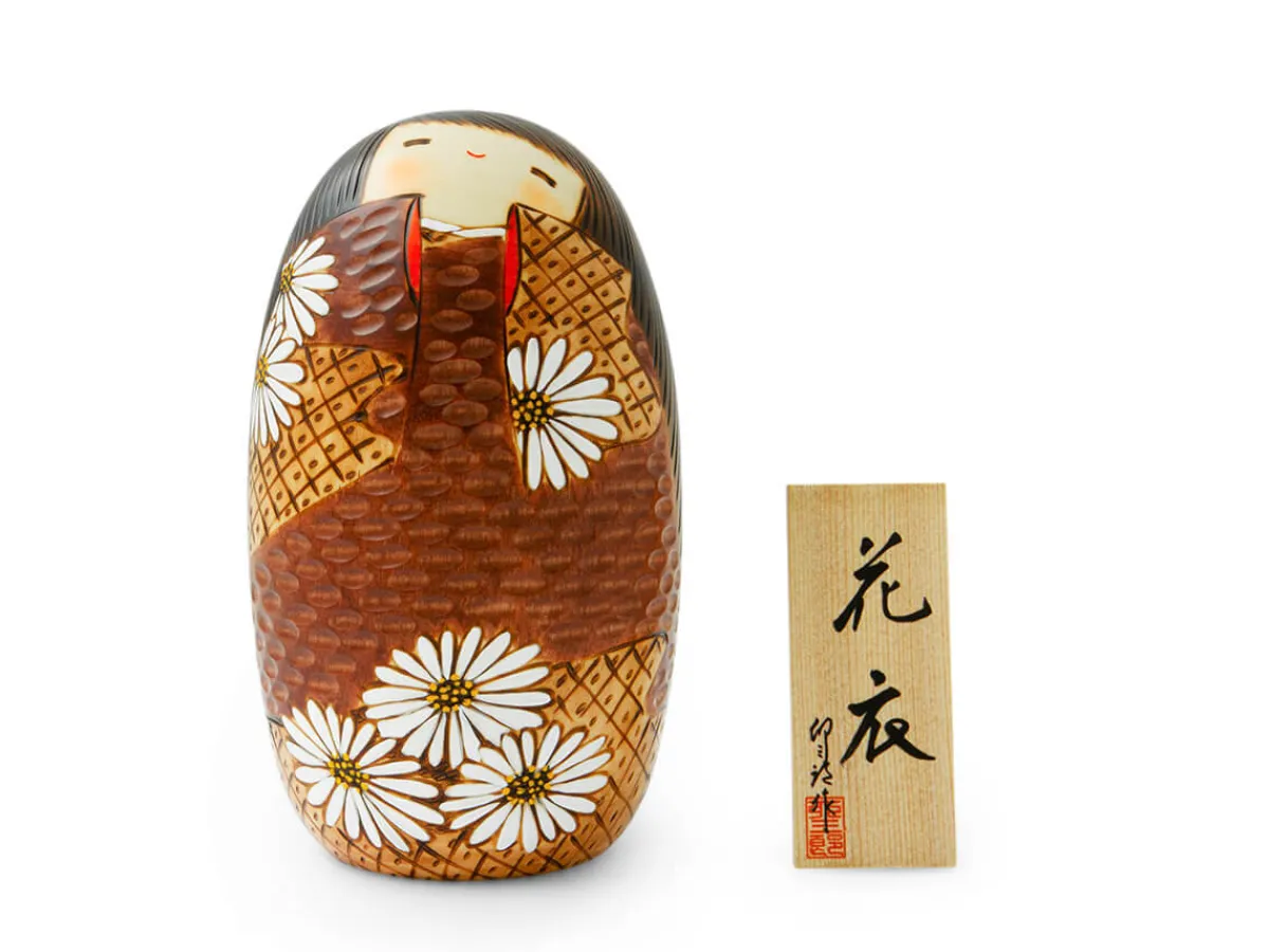 ORYOKI Kokeshi: Holzpuppe Hanakoromo* Kokeshi