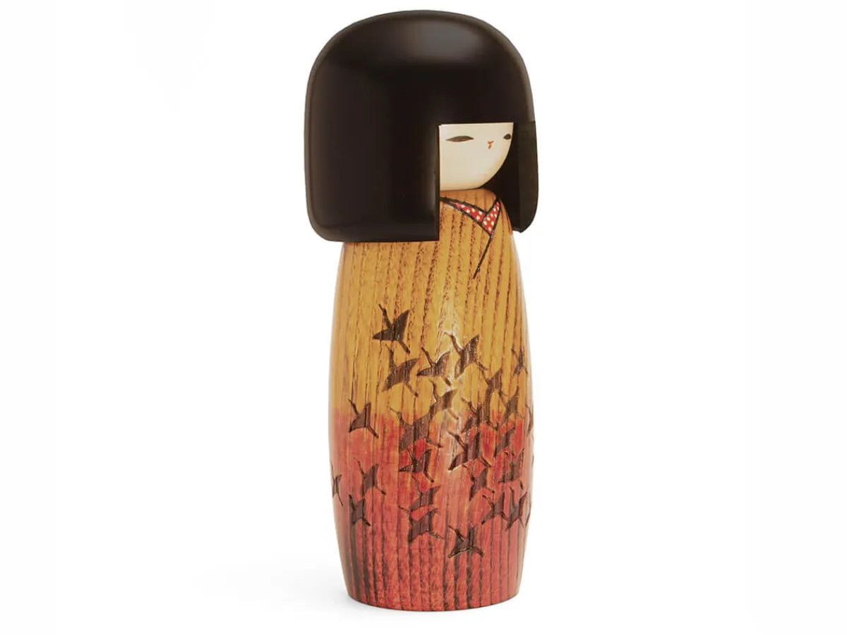 ORYOKI Kokeshi: Holzpuppe Tsuru no mai* Kokeshi