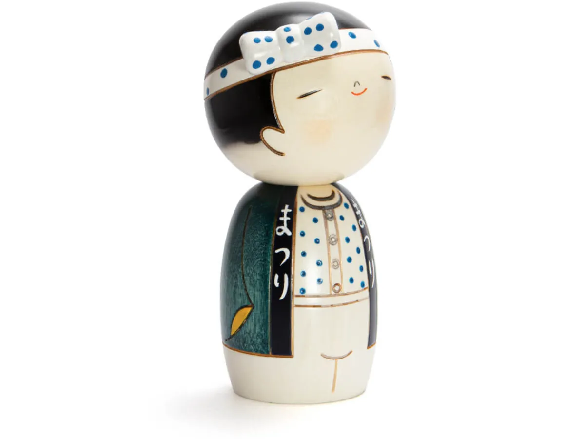 ORYOKI Kokeshi: Holzpuppe Wasshoi boy* Kokeshi