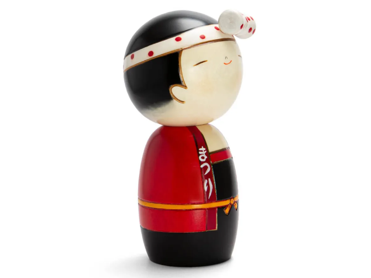 ORYOKI Kokeshi: Holzpuppe Wasshoi girl* Kokeshi