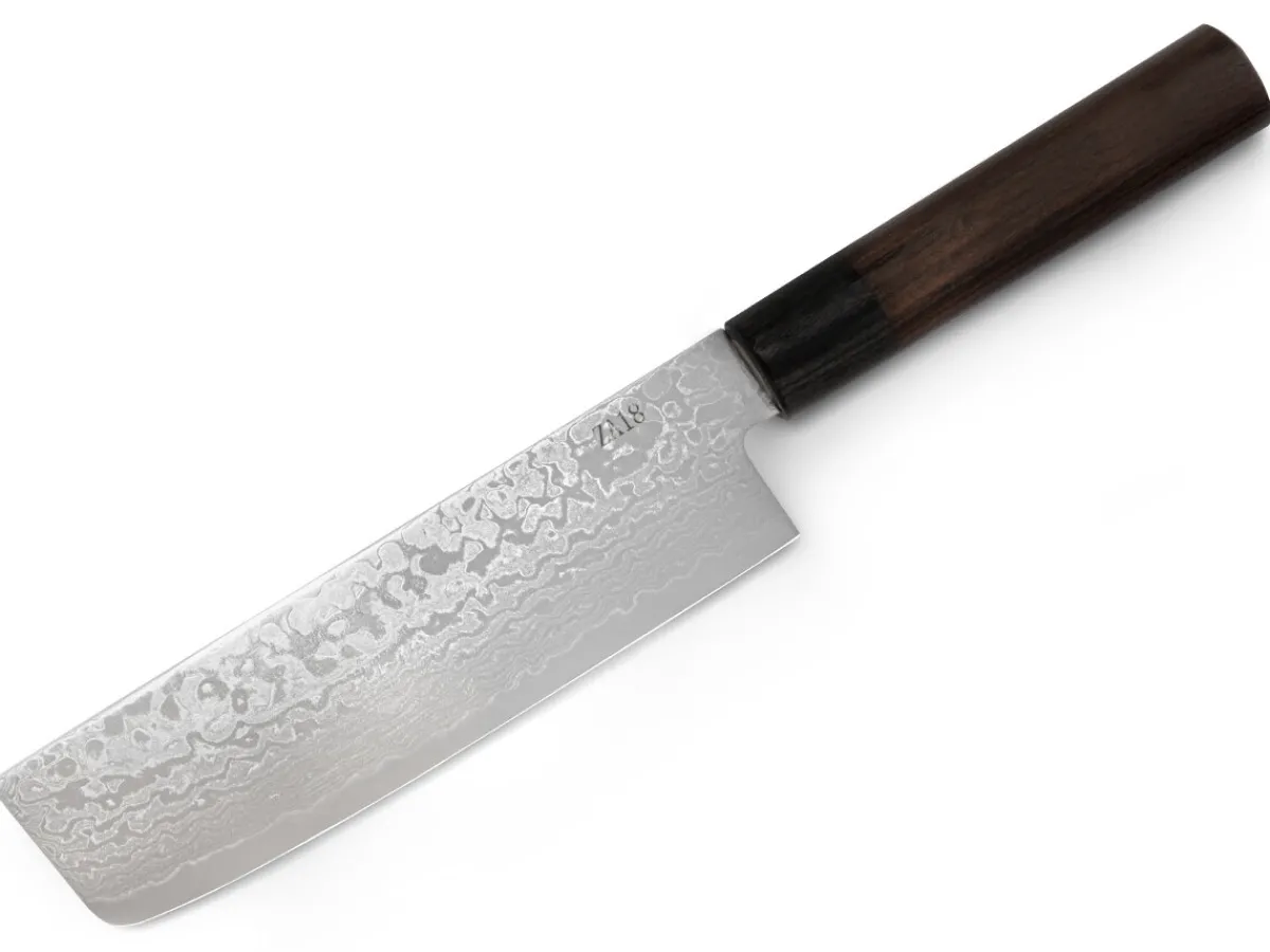 ORYOKI KYUSAKICHI ZA Damascus Nakiri 165, 69 Lagen* Nakiri Messer | Damastmesser