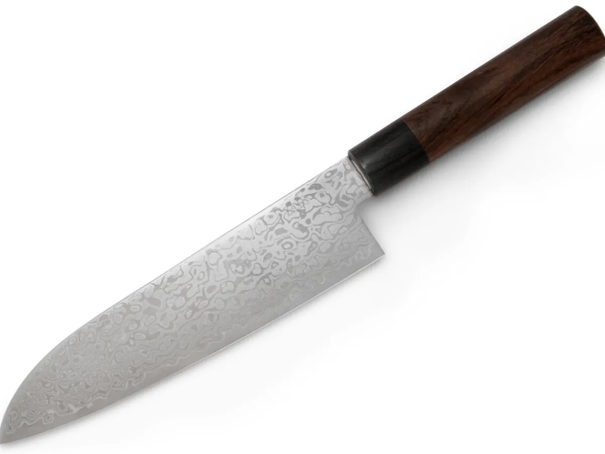 ORYOKI KYUSAKICHI ZA Damascus Santoku 180, 69 Lagen* Santokumesser | Damastmesser