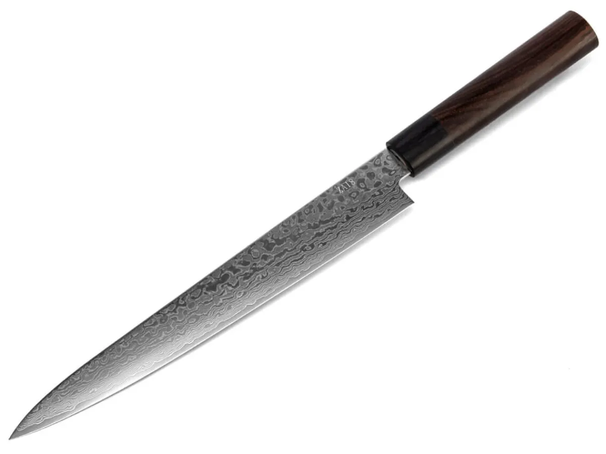 ORYOKI KYUSAKICHI ZA Damascus Sujihiki 240, 69 Lagen* Sashimi Messer | Damastmesser