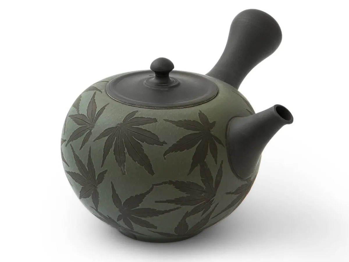 ORYOKI Kyusu Kuro Momiji, 270 ml, von Seiho Tsuzuki* Japanische Teekannen | Teegeschirr