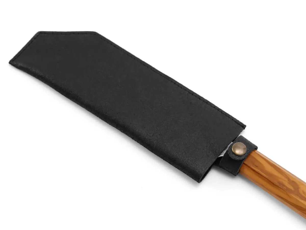 ORYOKI Messerhülle Santoku 185, Leder Vintage schwarz* Messer-Zubehör