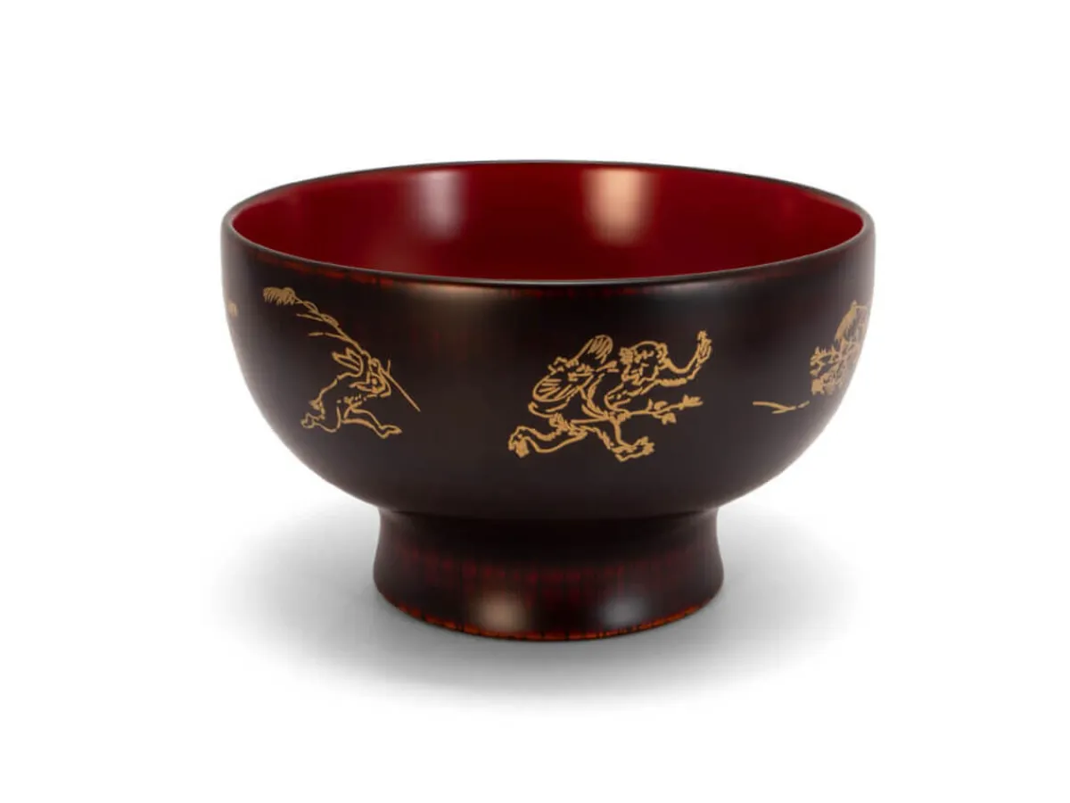 ORYOKI Reisschale Urushi Manga duo, 300 ml* Holzschalen | Lacquerware