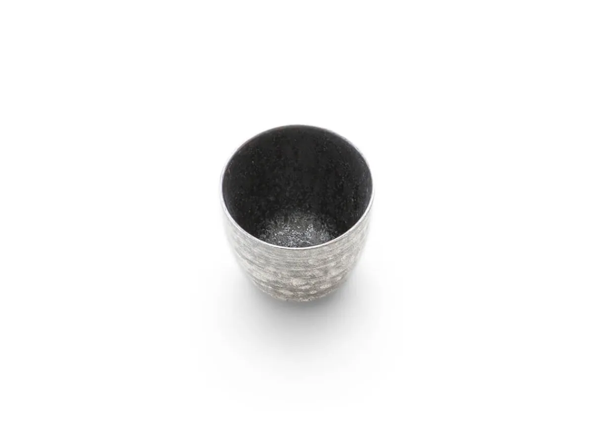 ORYOKI Sake Becher, Silber, 2er Set* Sake | Japanisches Porzellan