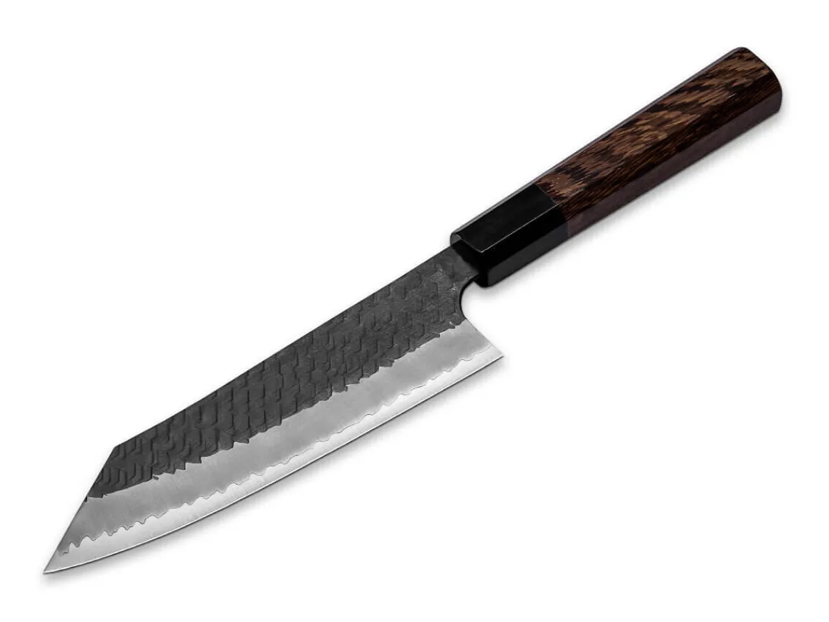 ORYOKI SPG2 Kuroshiage Tsuchime Bunka 180mm, Wenge Handle* Bunka Messer