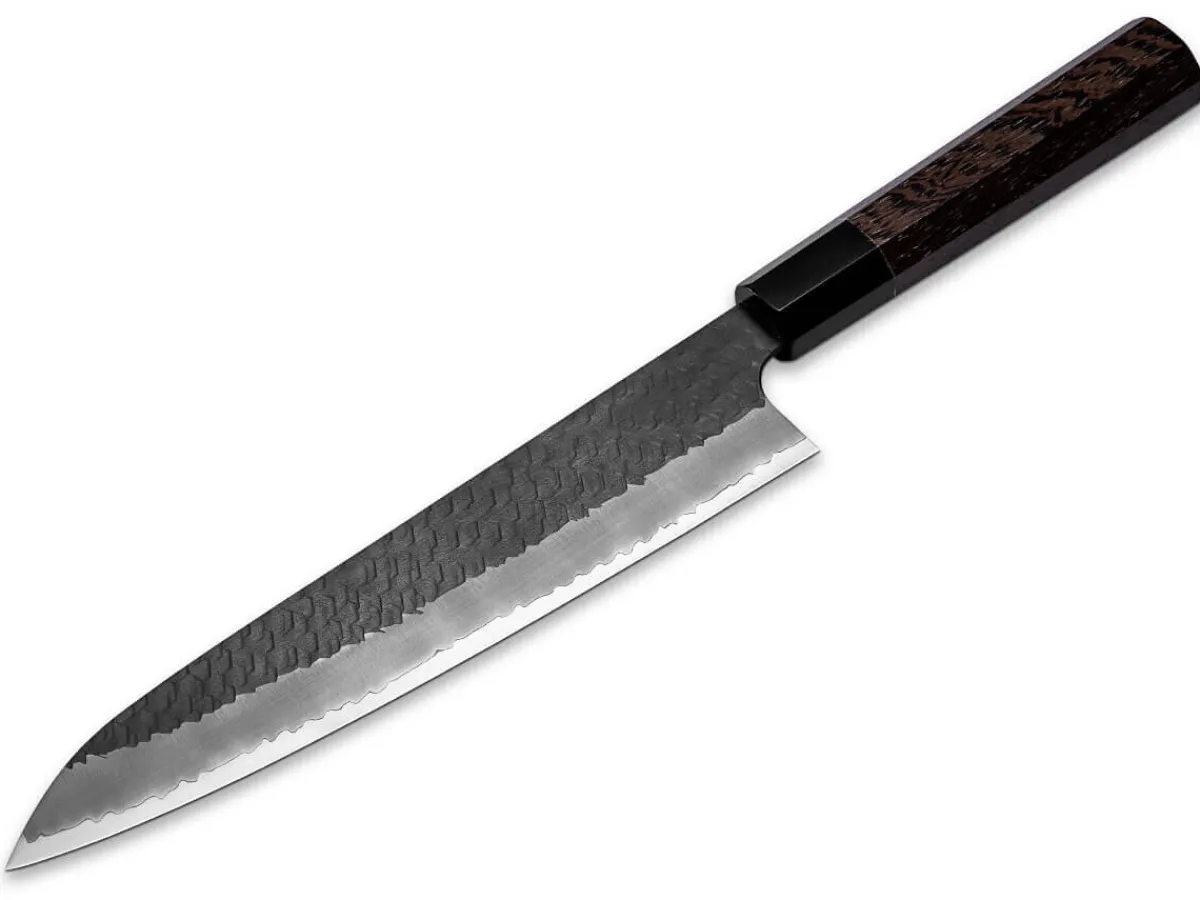 ORYOKI SPG2 Kuroshiage Tsuchime Gyuto 240mm, Wenge Handle* Gyuto Messer