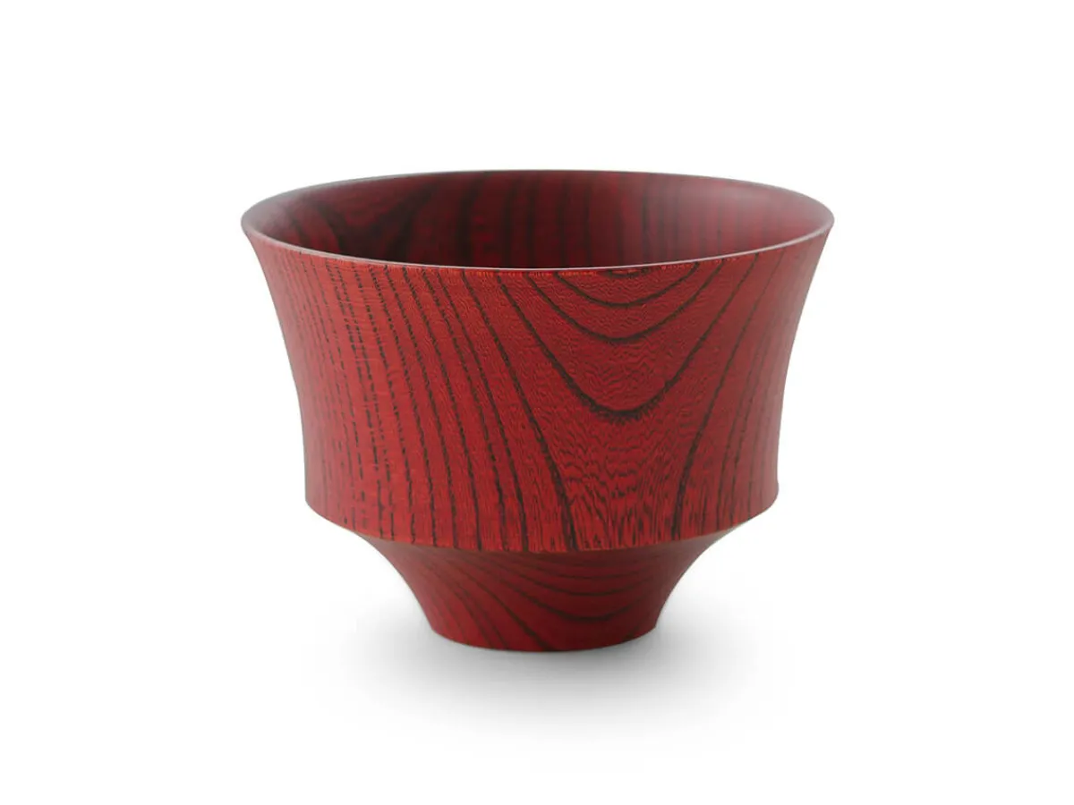 ORYOKI Suppenschale, Reisschale Koma, Urushi rot* Holzschalen | Lacquerware