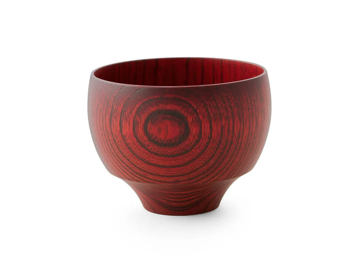 ORYOKI Suppenschale, Reisschale Mari, Urushi rot* Holzschalen | Lacquerware