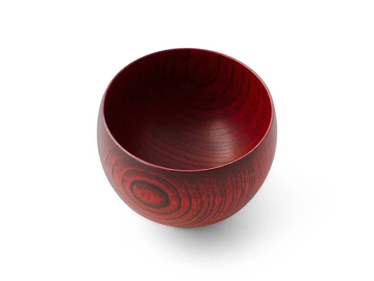 ORYOKI Suppenschale, Reisschale Mari, Urushi rot* Holzschalen | Lacquerware