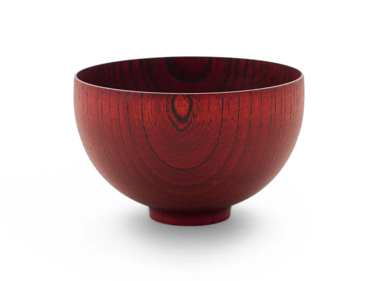 ORYOKI Suppenschale, Reisschale Sensai, Urushi rot* Holzschalen | Lacquerware