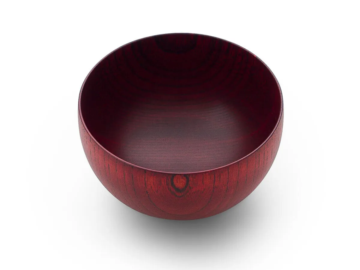 ORYOKI Suppenschale, Reisschale Sensai, Urushi rot* Holzschalen | Lacquerware