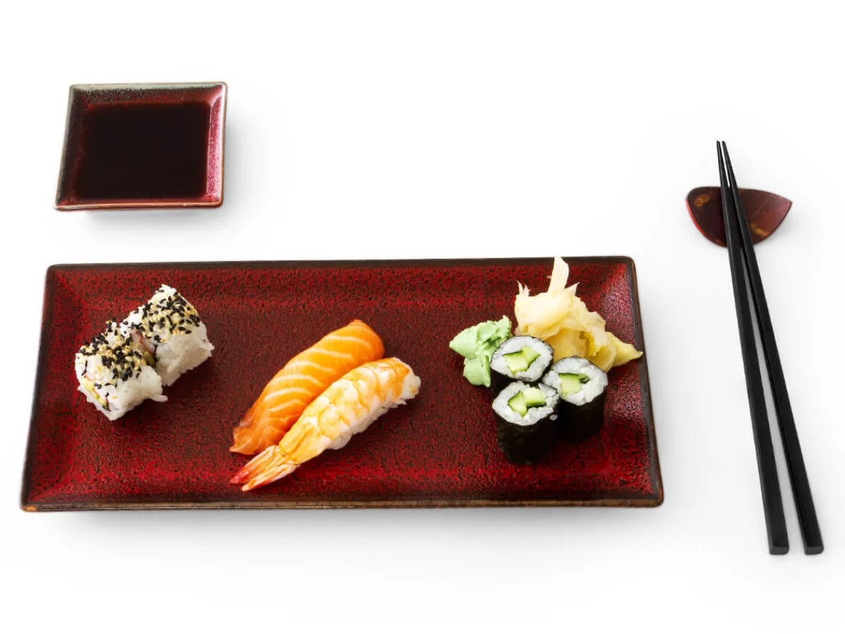 ORYOKI Sushi Set Shuin, rot* Sushi-Set