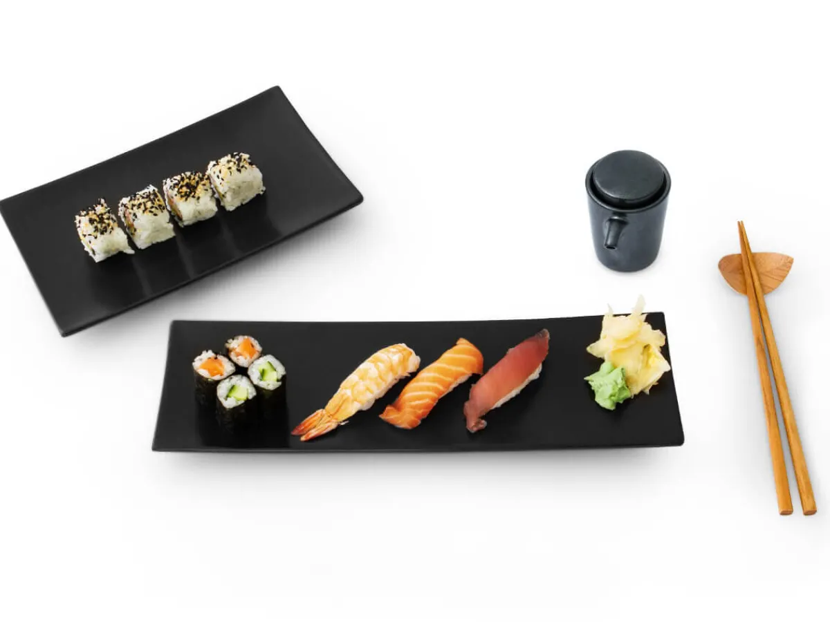 ORYOKI Sushi Set Spazio, schwarz* Sushi-Set