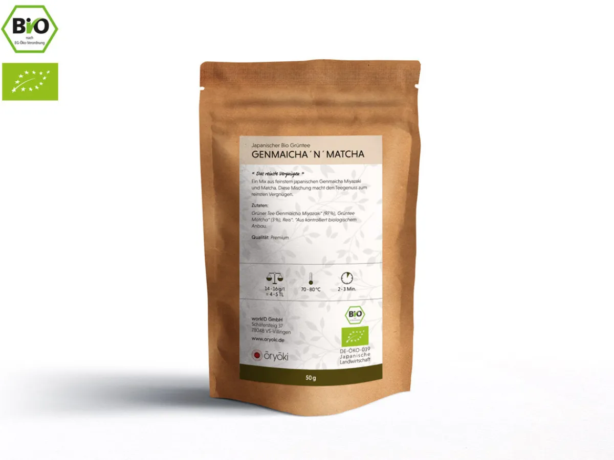 ORYOKI Tee Geschenke: Grüner Tee Gyokuro Kusanagi, Genmaicha 'n' Matcha, Kukicha, Bio* Kukicha