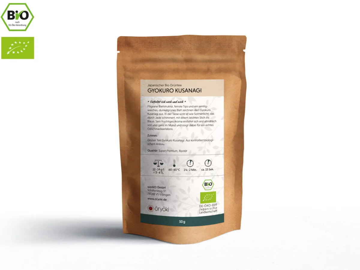 ORYOKI Tee Geschenke: Grüner Tee Gyokuro Kusanagi, Genmaicha 'n' Matcha, Kukicha, Bio* Kukicha