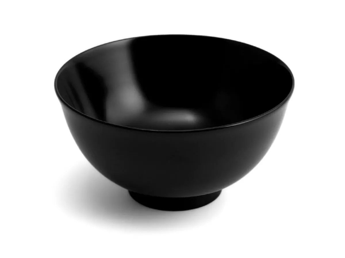 ORYOKI Urushi Reisschale Kenro L, schwarz* Holzschalen | Lacquerware