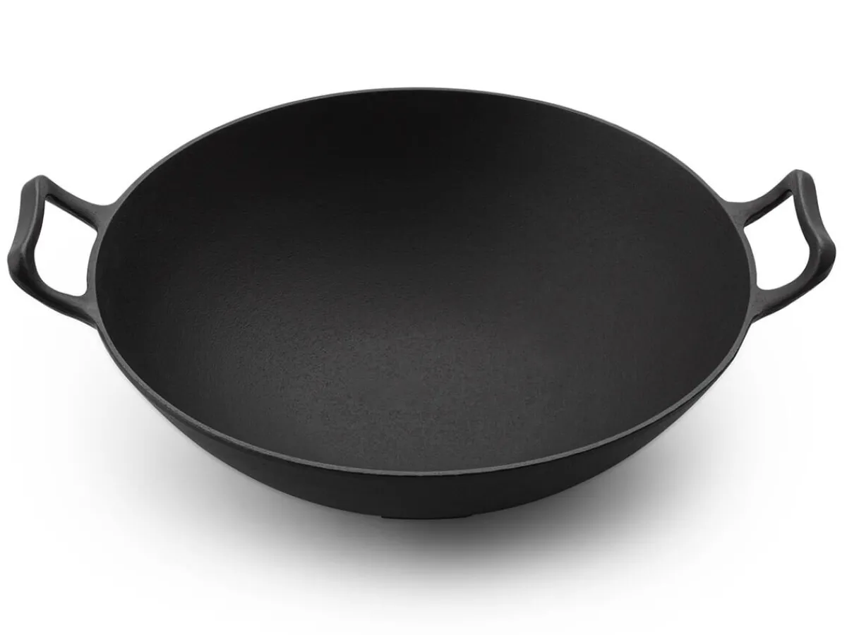 ORYOKI Wok Gusseisen Ø 31,5 cm IWACHU* Gusseisentöpfe