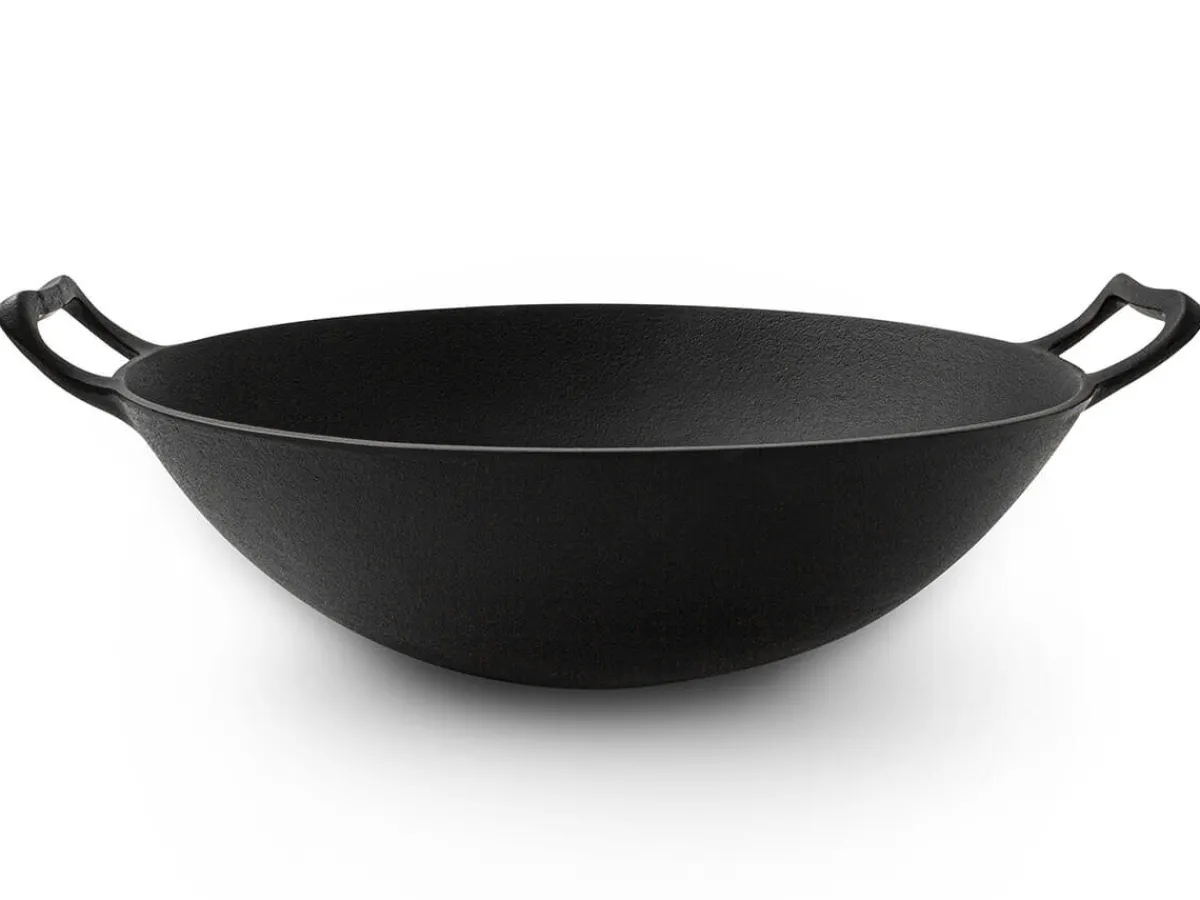 ORYOKI Wok Gusseisen Ø 31,5 cm IWACHU* Gusseisentöpfe